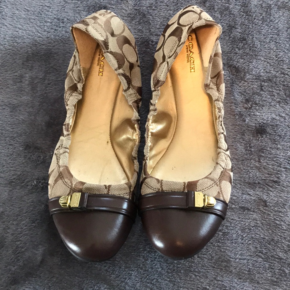 Coach ballet flats.